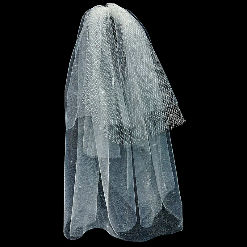 Wedding Veil Flash Mesh Puffy - Image 4