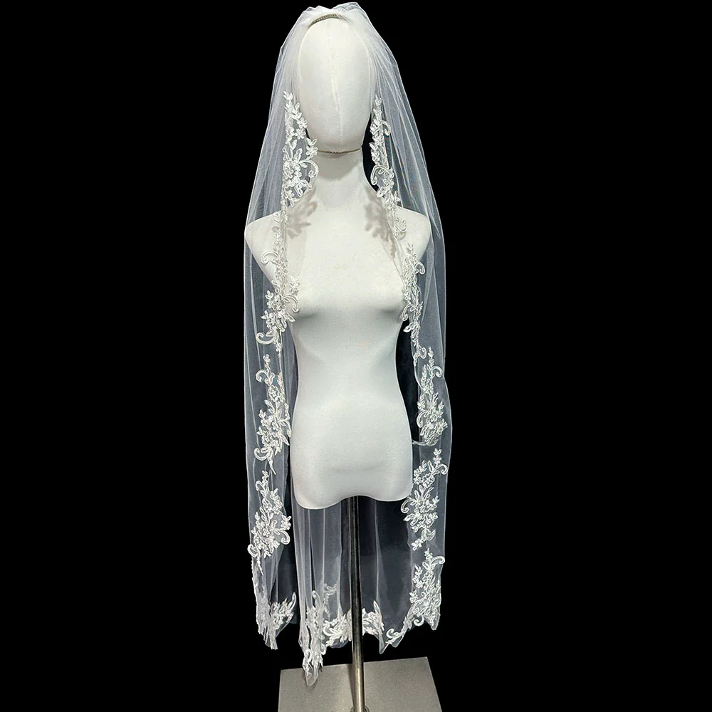 Wedding Veil Lace Headband - Image 2