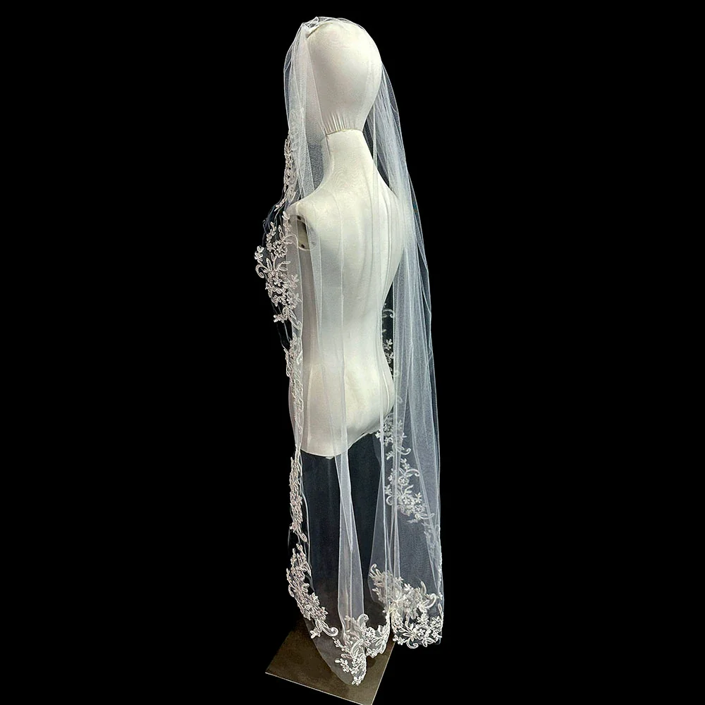 Wedding Veil Lace Headband - Image 3