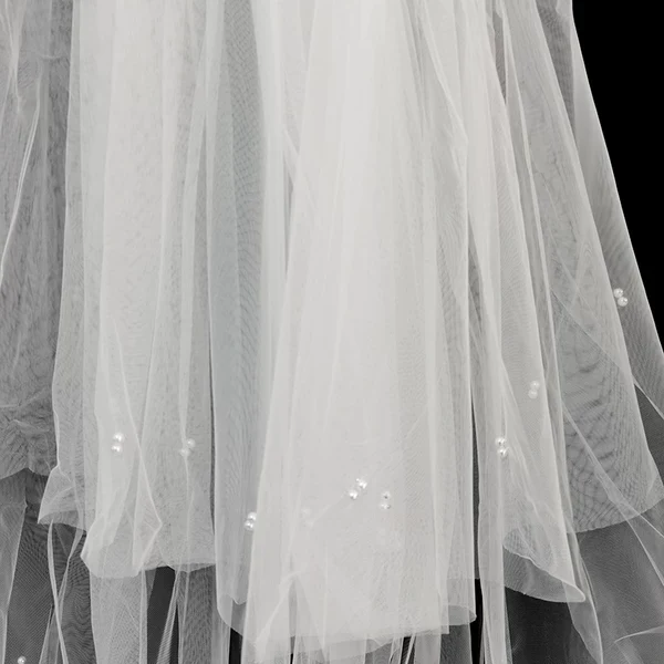 Wedding Veil Lace Short Bridal - Image 5