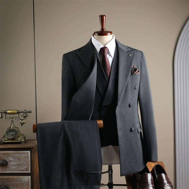 Woolen 3 Piece Suit Set - Image 11